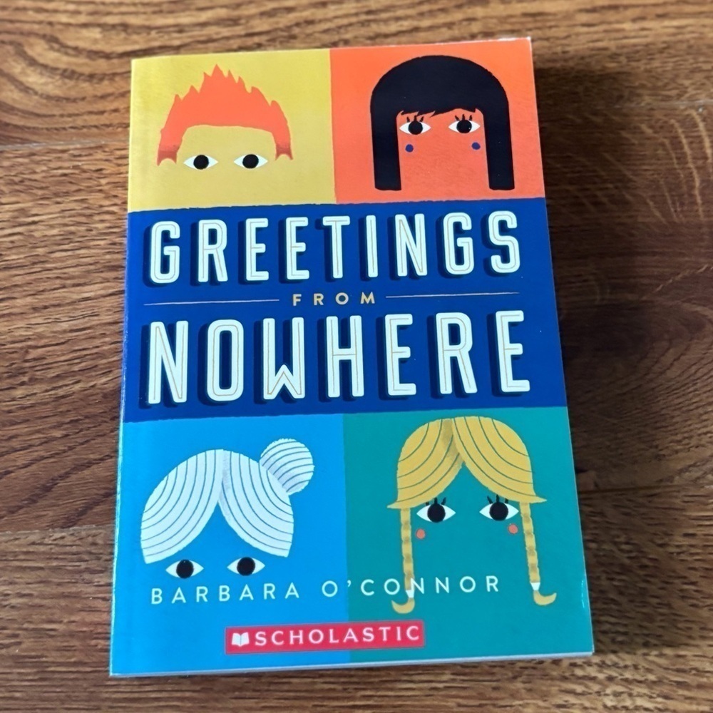 Greetings from Nowhere Book by Barbara O'Connor paperback book